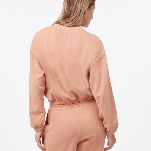 NWT Tentree Organic Cotton French Terry Elastic Hem Crew Sweatshirt - Picture 3 of 9